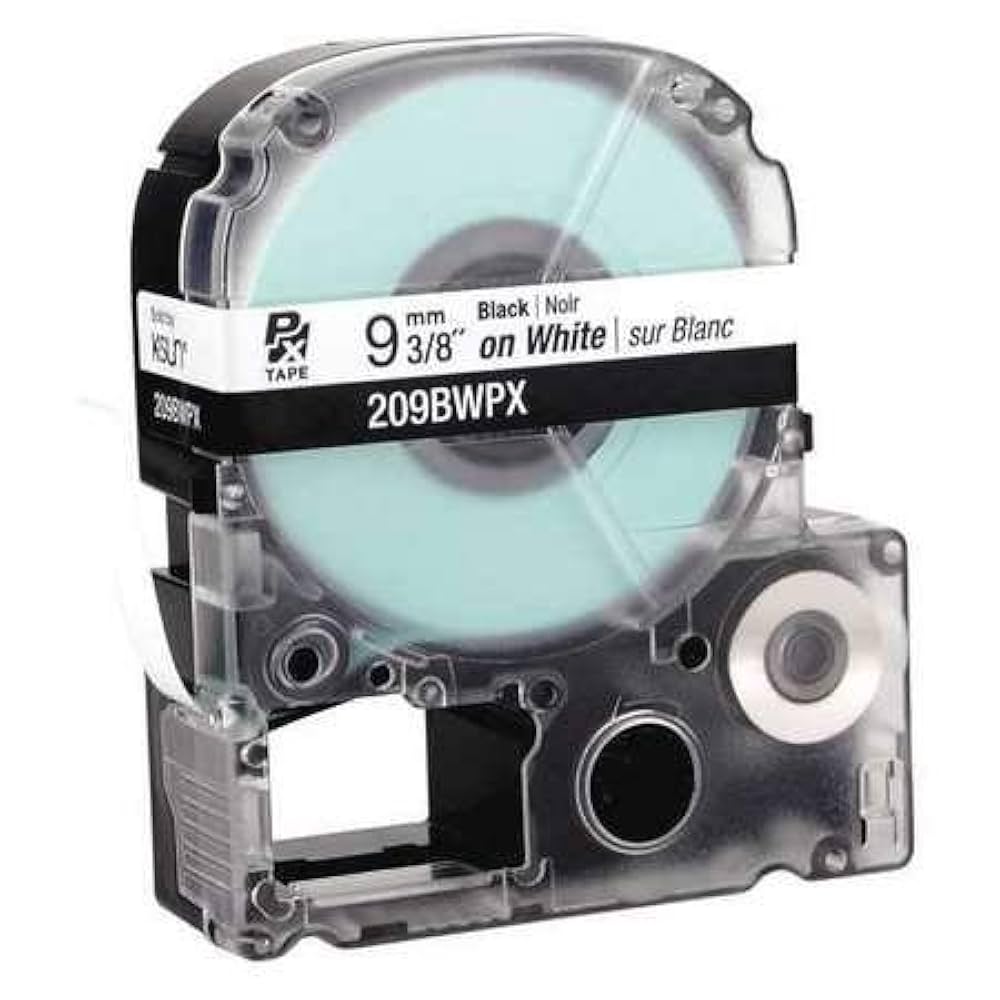 Amazon.com: Cartridge Label, 3/8 in. W, Blk on White