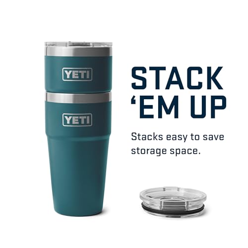 Image of YETI Rambler 20 oz Stackable Tumbler, Stainless Steel, Vacuum Insulated with MagSlider Lid
