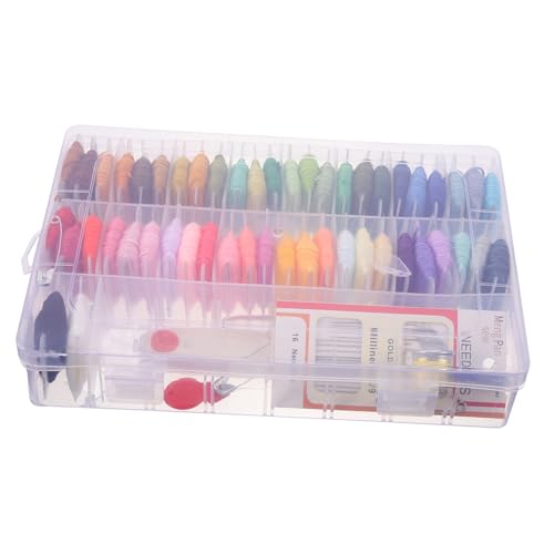 Kit de broderie point de croix complet ORFOFE avec boîte d'accessoires de démarrage