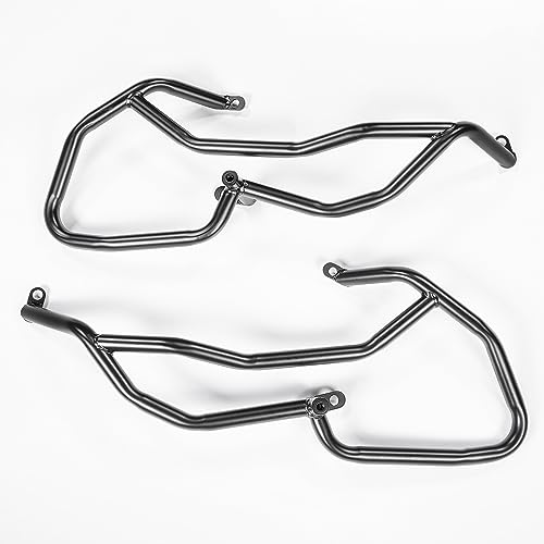 Pare-chocs Tracer9 moto noir : solution anti-casse pour bloc moteur 2021-2023