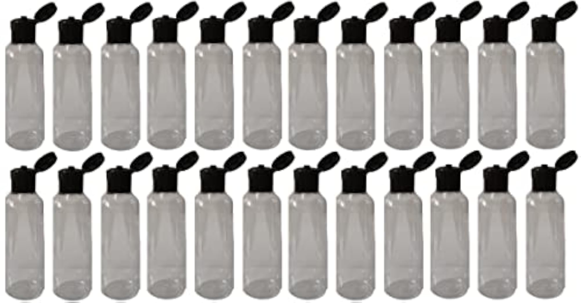 100ml Clear Round Plastic Bottles for Travel