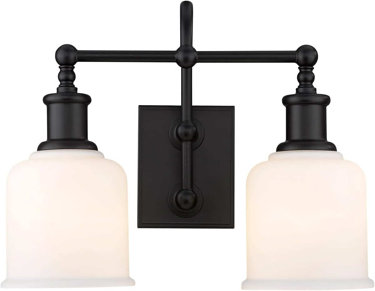 Z-Lite 2 Light Vanity 733-2V-MB, Black