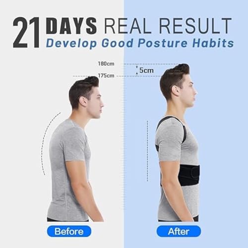 Image of COIF Back Brace Posture Corrector for Women and Men | Back Straight And Shoulder Support Belt | Full Adjustable Shoulder Straightener for Improving Back Posture, Relief for Upper and Lower Back, Lumbar, Neck, Shoulder Pain (Regular)