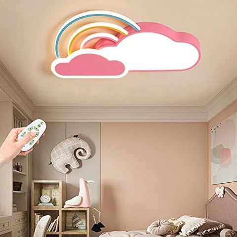LED Ceiling Light Modern Children's Room Dimmable Cover