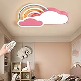 ✔Size: L50 x W30-24W-1920LM, L62 x W33-42W-3360LM; Couleur: facultatif rose / bleu; Tension: 110V-240V 50Hz; matériau: fer + acrylique; forme: arc en ciel nuage blanc