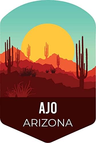 AJO Arizona Souvenir - Imán de 4 pulgadas, diseño de cactus desierto