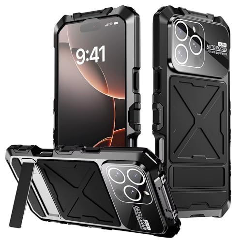 Protection antichoc iPhone 16 Pro Max coque métal intégrale