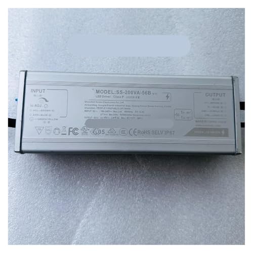 Alimentation 22-56 V 200 W SS-200VA-56B châssis robuste haute fiabilité