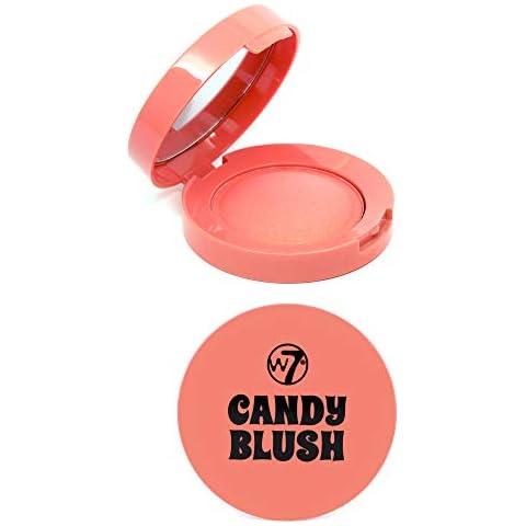 Colorete W7 Candy Blush Sweet Cheeks en 4 colores brillantes Cover