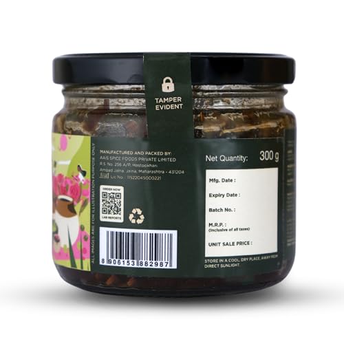 Image of Two Brothers Organic Farms Amla Gulkand (300G) | Gulkand Rose Petal Jam with Amla | Natural with Cooling Properties | Rich in Vitamin C & Antioxidants | Traditional Ayurvedic Sweet | No Refined Sugar