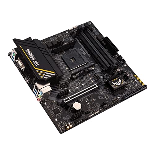 ASUS TUF GAMING A520M-PLUS II Carte mère gaming AMD A520 Ryzen AM4 micro ATX (M.2, DisplayPort, HDMI, D-Sub, USB 3.2 Gen 1, SATA 6 Gbps, connecteurs RGB)