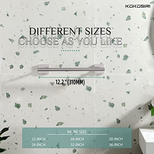 Kokosiri Towel Holder 12 Inch Bathroom Hand Towel Bar For Bath Kitchen Toilet Brushed Nickel Stainless Steel B4005Br-L12 #TOP6