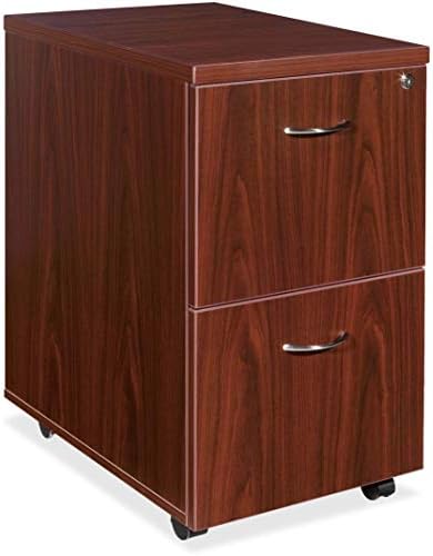 Lorell Essentials Pedestal, Laminate, Mahogany