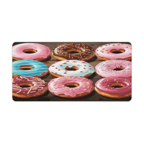 Donuts Desk Mat Non-Slip Large Mouse Pad