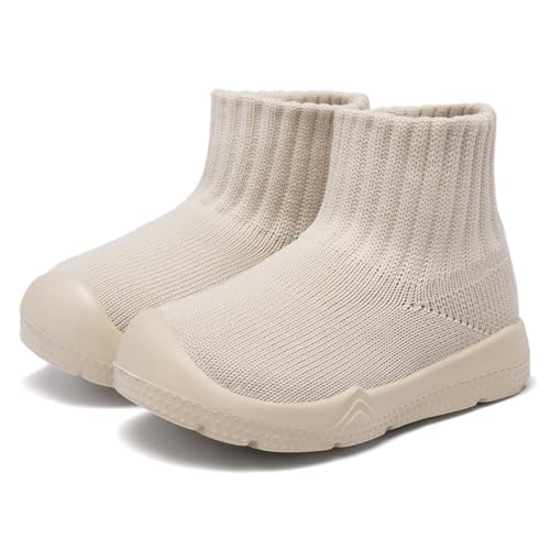 Image of MORENDL Toddler Sock Shoes Baby Walking Shoes Infant Slippers Boys & Girls Non-Slip Sneakers