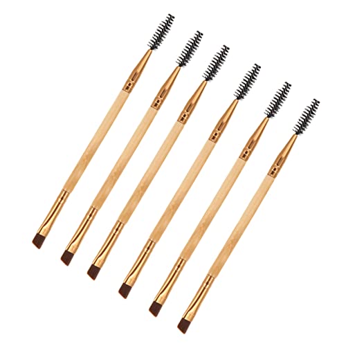 HAPINARY Eyebrow Brush Eyelash Brush Set 6pcs Makeup Tools Brow Reusable Comfortable Elastic