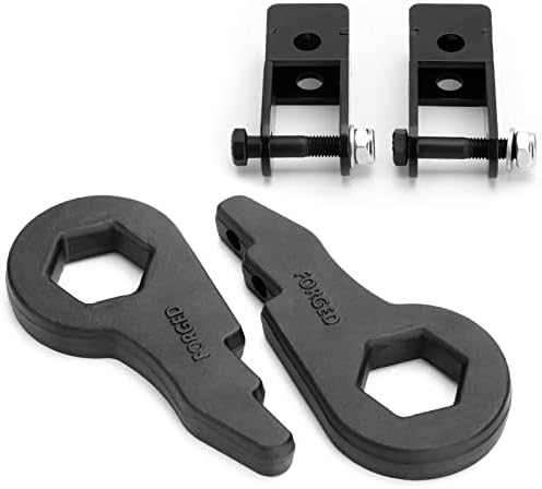 1-3" Torsion Bar Keys with Shock Extenders Brackets for Chevy GM Silverado Sierra 1500 1999-2007 and More Truck, Dynofit 1-3 Inch Forged Adjustable Suspension Leveling Lift Kits