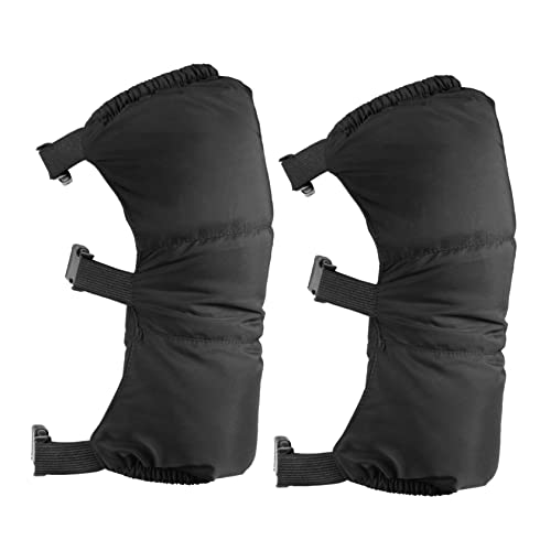 VANZACK Adjustable Full Polyester Knee Sleeve Warm Kneecap for Men Women Motorcycle Safety Pads
