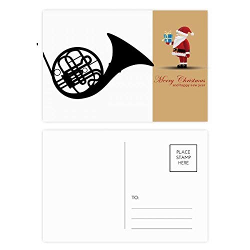 Cartes postales Beatiful Music Crazy Père Noël pour animer vos vœux de fin d'année en famille