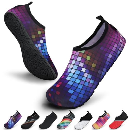 SAGUARO Damen Herren Badeschuhe Wasserschuhe Schwimmschuhe Männer Frauen Barfußschuhe für Strand,Pool,Meer,Wassersport,S...