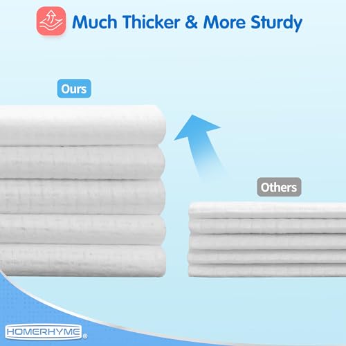 image for HOMERHYME Facial Towel, 600 Count Face Wipes Makeup Remover Cloth, Bul