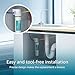 AQUA CREST FQK1K Under Sink Water Filter, Replacement for GE FQK1K, FQK2J, GXK185K and GX1S50R, NSF/ANSI 42 372 Certified, Reduces Chlorine, Taste&Odor, 1350 Gallons (Pack of 1)