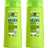 Garnier Fructis Fortifying 2-in-1 Shampoo and Conditioner for Stronger-Looking Hair with Touchable Softness, Daily Hair Care for Men and Women, Vegan, Paraben-Free 22 Fl Oz, 2 Count