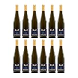 Weingut Manz Oppenheimer Herrenberg Riesling Auslese Goldkapsel Weisswein Weiss Süss VEGAN Deutschland inkl. FeinWert E-Book (12 x 0.75 l)