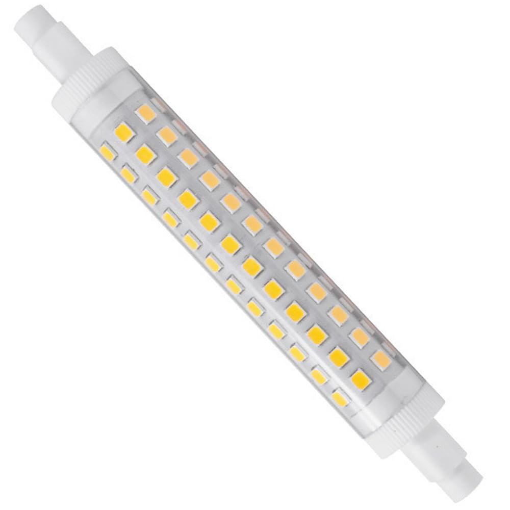 WULUN R7S 118mm 9W Linear LED Bulbs, 4000k Netural White, Ceramic Body,90 Watts Equivalent,900Lumens,AC/DC 220-240V, Non-dimmable,1pcs