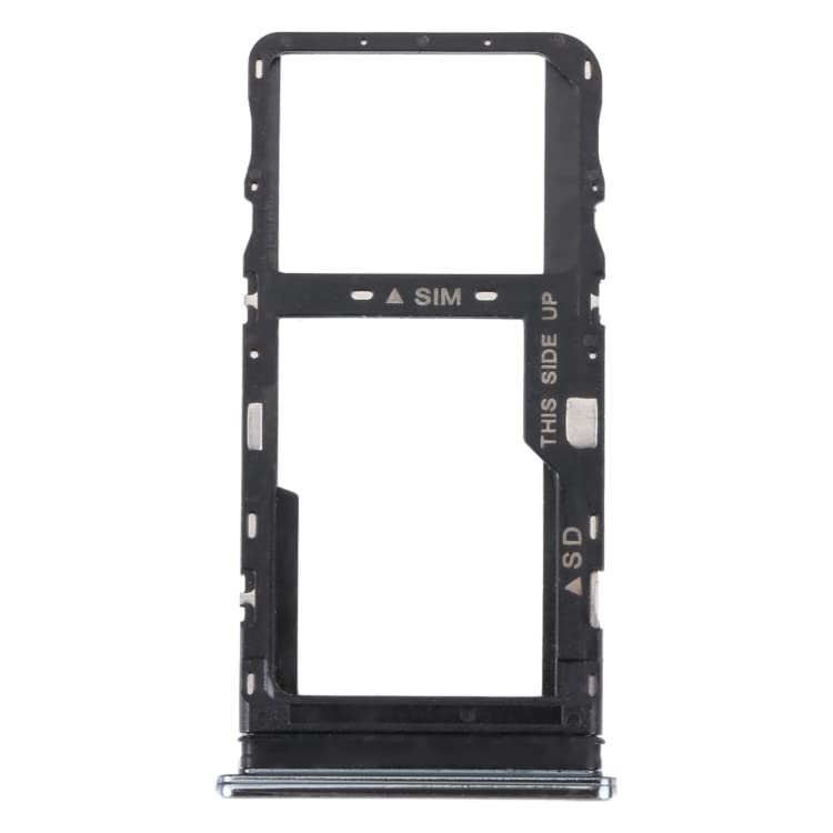 Tiroir de rechange pour carte SIM et micro SD pour écran mobile TCL 10L/10 Lite T770H T770B