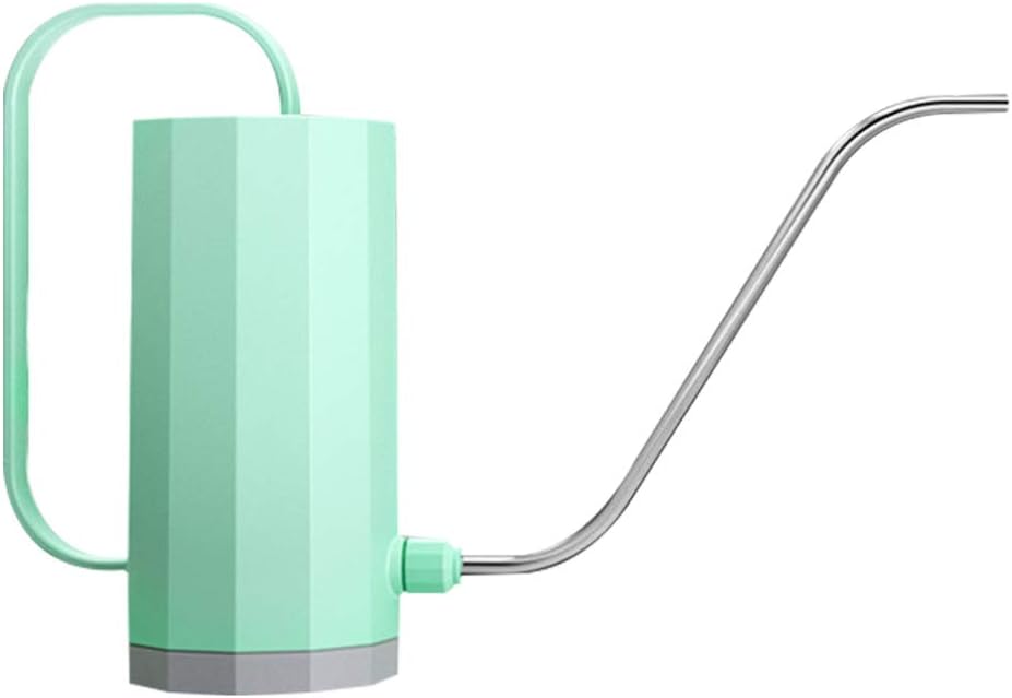 Indoor Plant Watering can 40Oz Plastic Watering Kettle with Long Spout and Ergonomic Handle for Succulents Houseplants Flowers - Lightweight Portable Garden Water Pitcher with Capacity Scale