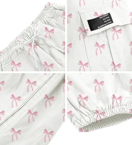 Image of SANGTREE Girls & Womens Printing Cargo Jogger Pants,6 Years - Women 2XL