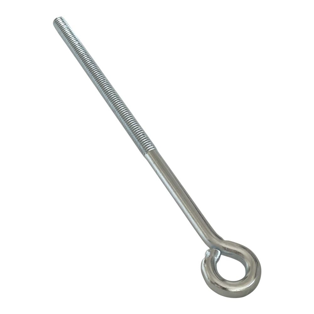 25 viti ad anello da 150 mm, vite a occhiello M8 per carichi pesanti, occhielli a vite, filettatura metrica precisa per una presa sicura, versatile, ideale per costruzioni, giardini e fai da
