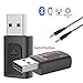 GeekerChip Adattatore Bluetooth USB per Audio,Ricevitore/Trasmettitore Bluetooth 5.0 USB,Adattatore Wireless Portatile per TV/Auto/Laptop con Jack AUX-in 3,5mm Denoise HiFi Music