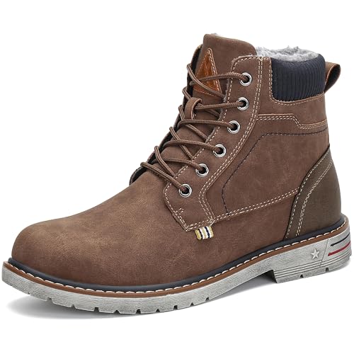 Mishansha Botas Invierno Trekking, Marrón Gr.43
