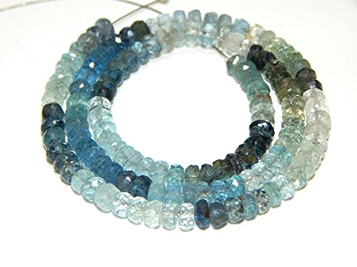 Perles en aigue-marine mousse LKBEADS de qualité supérieure pour bijoux artisanaux de luxe