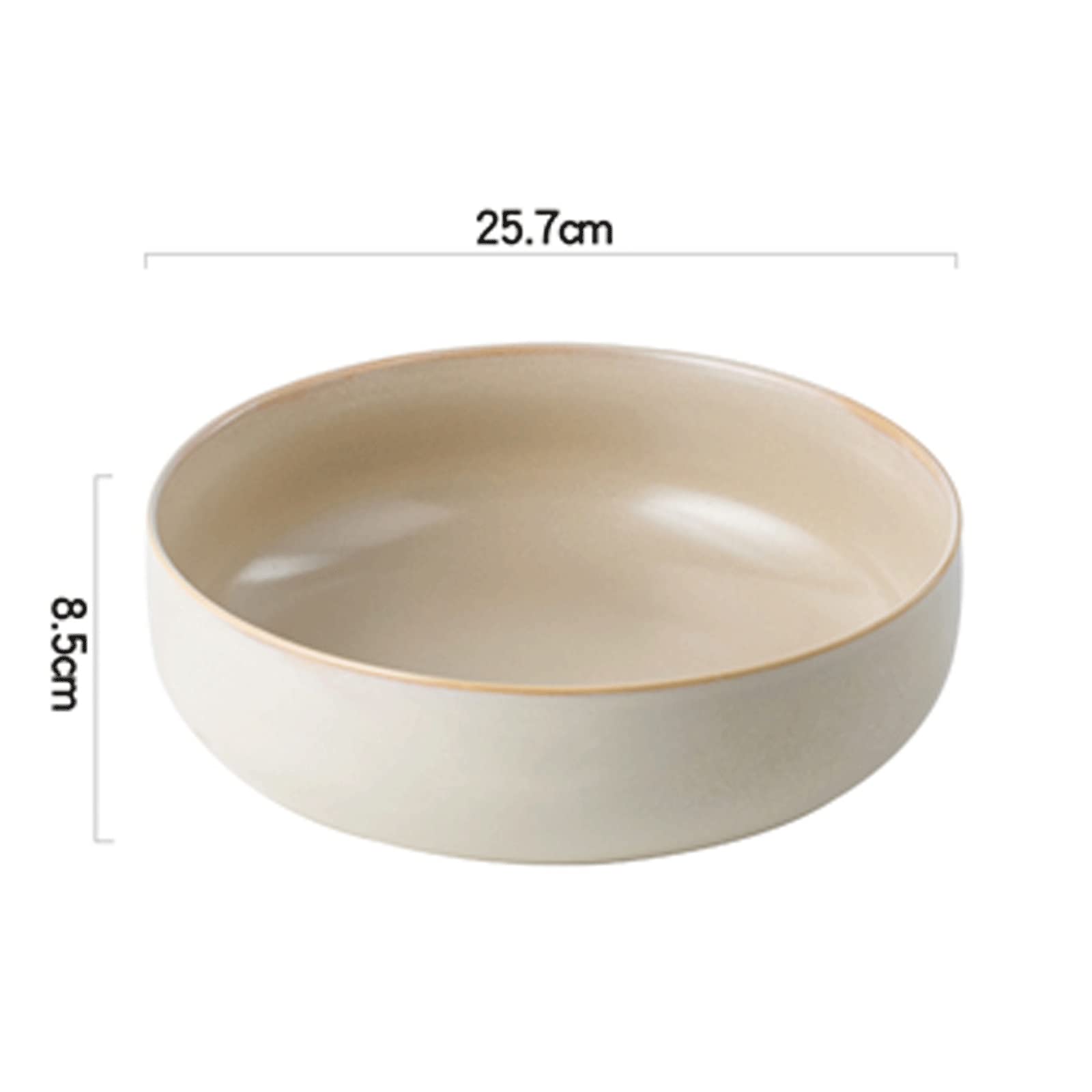Teller- und Schüssel-Sets, Keramik-Salatschüssel, hervorragend für Pasta, Salat, Reisgerichte, Suppen, Eintöpfe, Spaghetti, Nudeln.