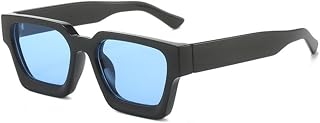 LVTFCO Fashion Square Women Luxury Sunglasses Retro Men Trending Leopard Blue Green…