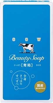 牛乳石鹸カウブランド青箱1箱50個130g/赤箱1箱50個100g合計100個 カウブランド青箱