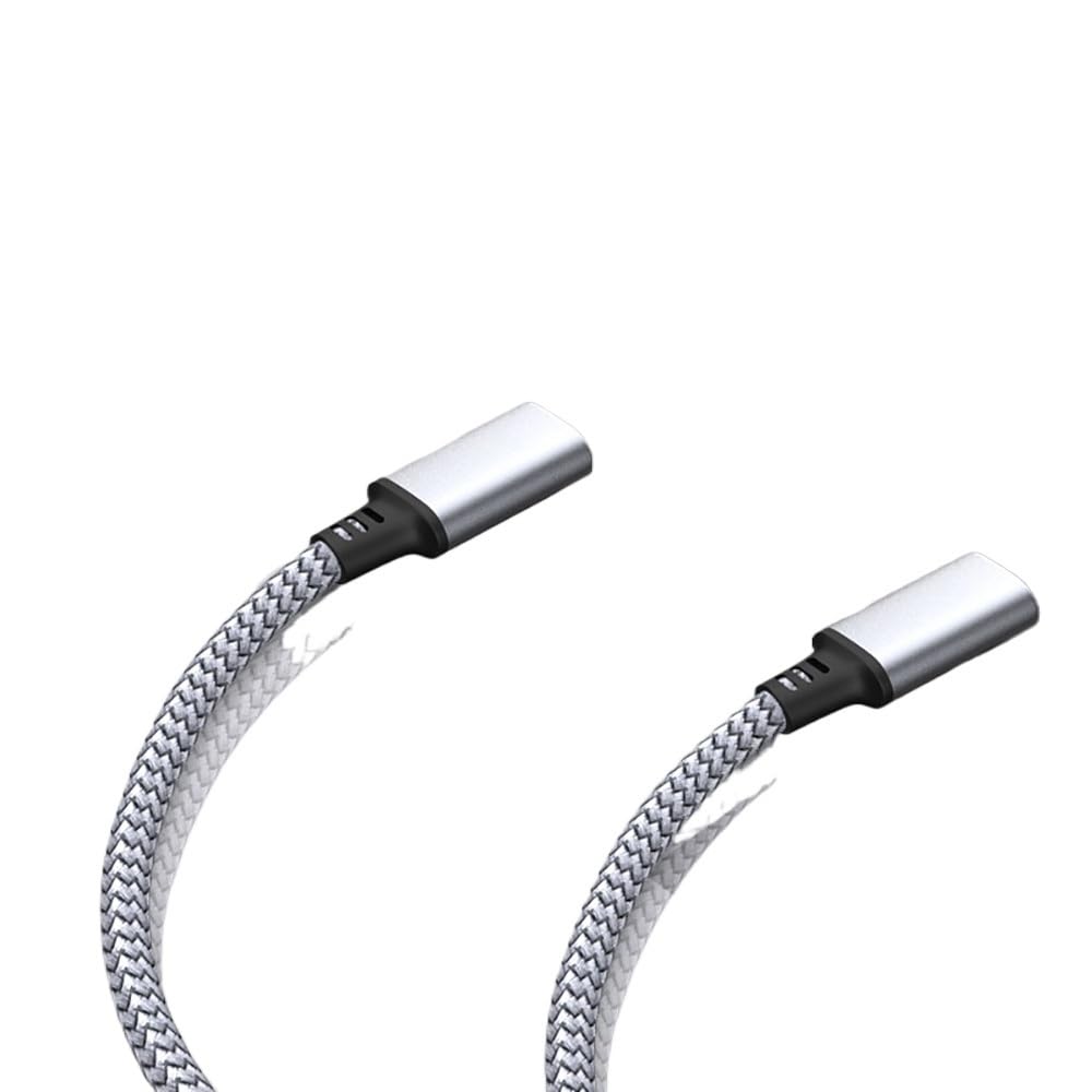 Cable de carga rápida tipo C a tipo C de 60 W, 1 m, 2 m, 300 cm, 5 m, 8 m, cable de datos PD trenzado de nailon extendido (3 metros)