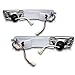 Winjet Fog Lights Compatible with [1993 1994 1995 1996 1997 1998 VW Golf/Jetta/Cabrio] for 1993-1998 VOLKSWAGEN JETTA/CABRIO/GOLF Driving Fog Lamps + Signal Lights