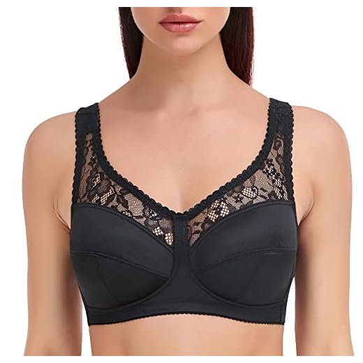 Ayigedu Damen üBergröße Minimizer BH Bügel Ungepolstert Voller Abdeckung Schalen 125-A 4 Ayigedu Damen üBergröße Minimizer BH Bügel Ungepolstert Voller Abdeckung Schalen 125-A
