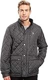 U.S. Polo Assn. Men's Diamond-Quilted Jacket, Dark Shadow, XL