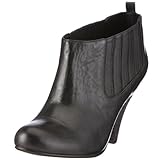 Buffalo London 110-520 Sauvage Leather BROWN387 111869 Women's Boots, Black 01, 8 Women