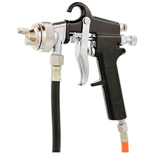 TCP Global Pressure Tank Paint Spray Gun with 1.5 Mm Nozzle 21/2 Gal. Pressure Pot & Spray Gun
