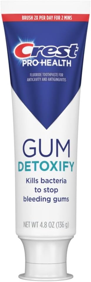 Pro-Health Gum Detoxify Deep Clean Toothpaste 4.8 oz - Anticavity, Antibacterial Flouride Toothpaste, Clinically Proven, Gum and Enamel Protection, Plaque Control