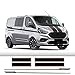 6 Pz Lotto Cofano Auto Laterale Porta Posteriore Adesivi Personalizzati Camper Van Sport Decalcomanie In Vinile Tuning Accessori Auto, per Ford Transit Tourneo