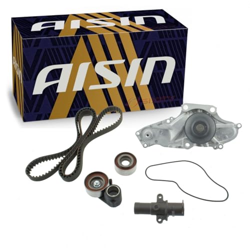 AISIN Timing Belt Kit w Water Pump compatible with Acura TL 3.2L 3.5L 3.7L V6 2004-2014