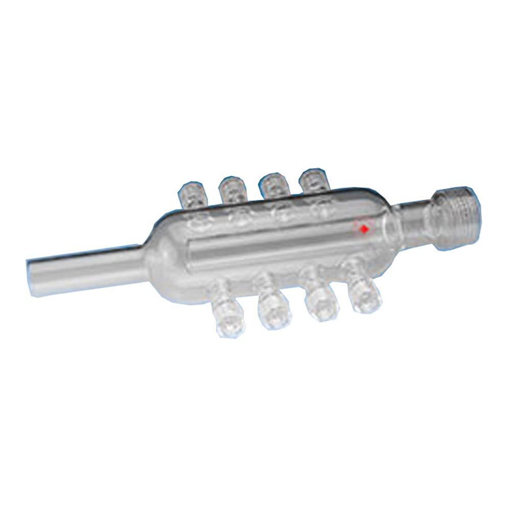 7489-08 Carb Octopus Air Sampling Manifold, #7 Ace-Thred Ports, 8 Port Configurations