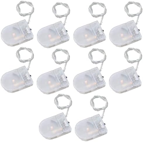 (Pack of 10 cr2032 Battery Holder Coin Cell Holder with Switch, 1 x 3V CR2032 Button Coin Cell Battery Holder with Leads On Off Switch - Clear image 4